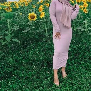Lavender maxi dress